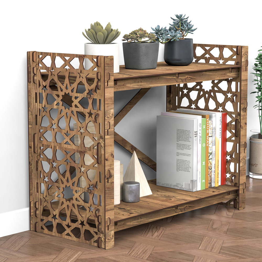 Hexagonica Стеллаж на 2 полки Arabic (600В х 750Ш х 365Г)