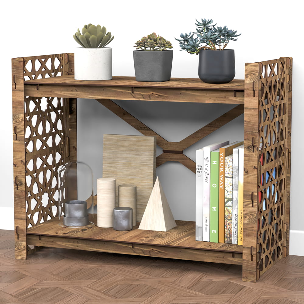 Hexagonica Стелаж на 2 полиці Arabic (600В х 750Ш х 365Г)