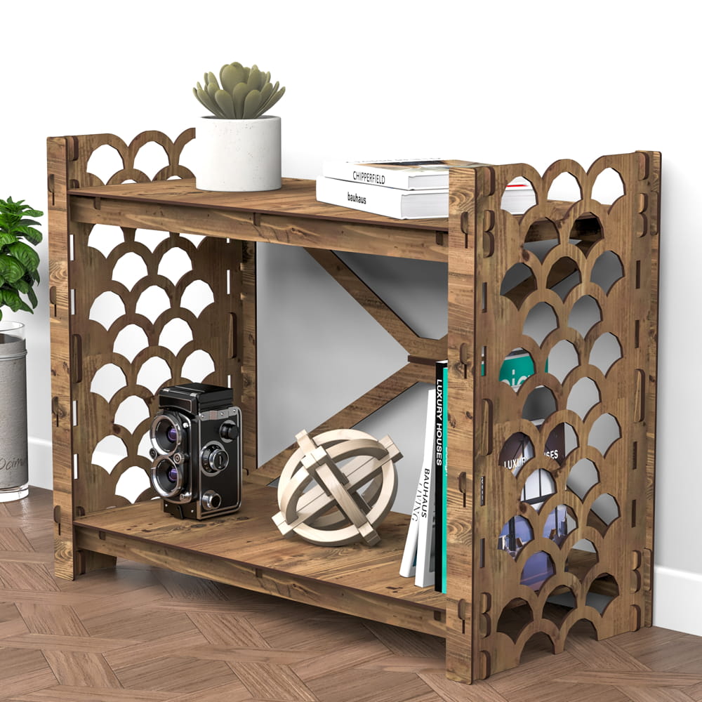 Hexagonica Стелаж на 2 полиці Mermaid (600В х 750Ш х 365Г)