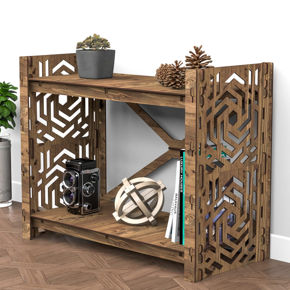 Hexagonica Стелаж на 2 полиці Chevron (600В х 750Ш х 365Г)