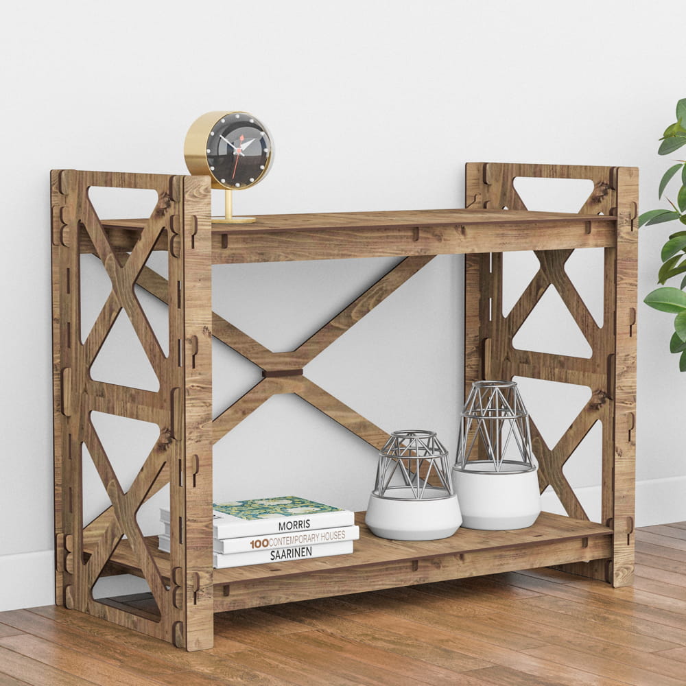 Hexagonica Стеллаж на 2 полки Provence-2 (600В х 750Ш х 365Г)