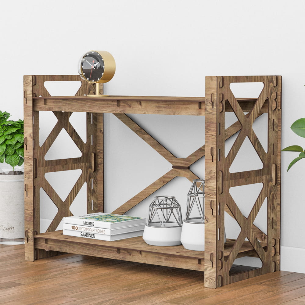 Hexagonica Стеллаж на 2 полки Provence-2 (600В х 750Ш х 365Г)