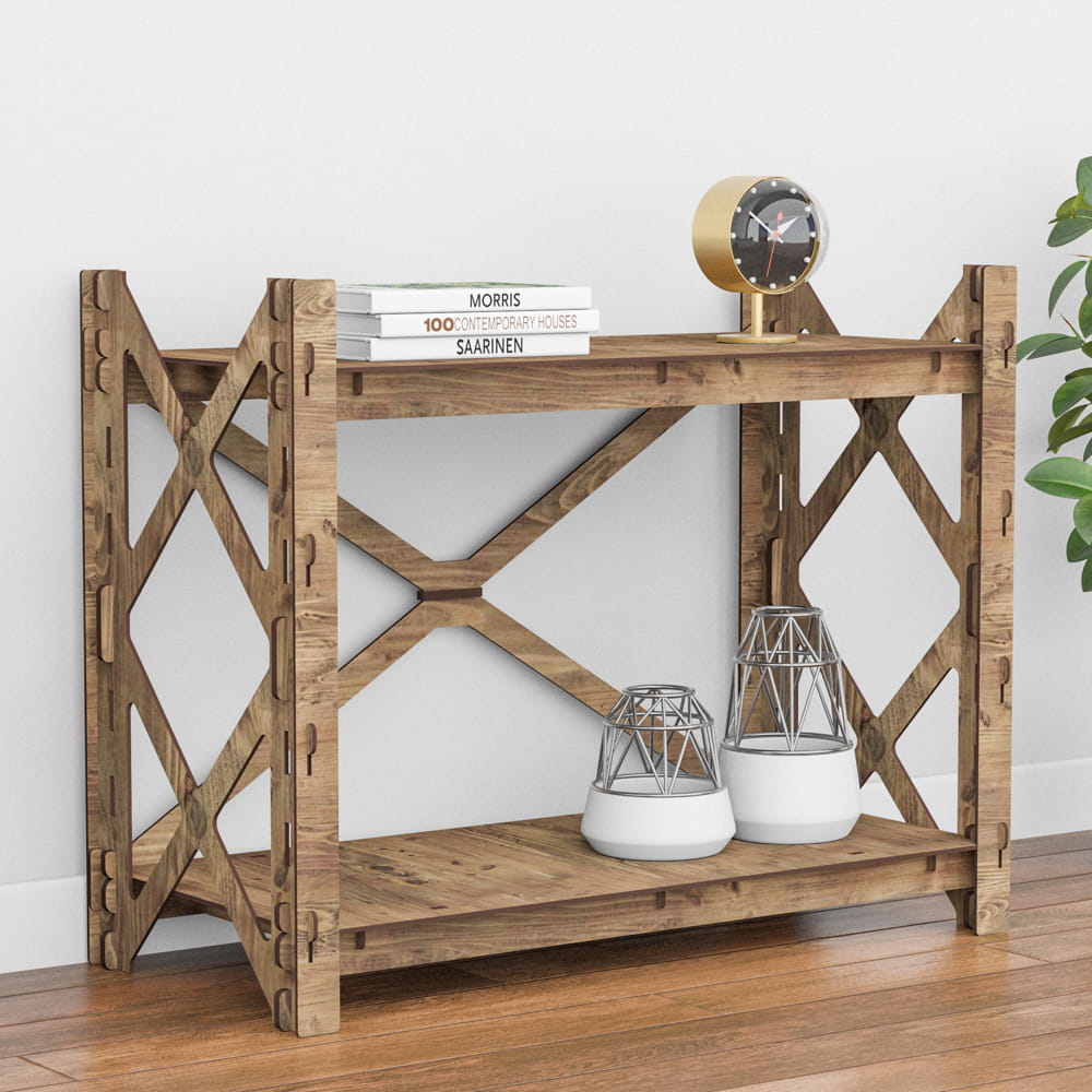 Hexagonica Стелаж на 2 полиці Provence (600В х 750Ш х 365Г)