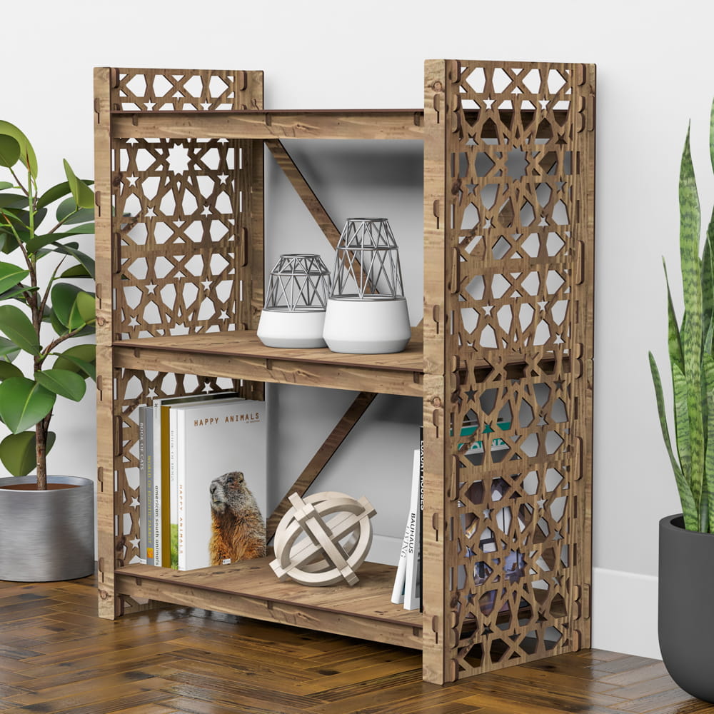 Hexagonica Стеллаж на 3 полки Arabic (900В х 750Ш х 365Г)
