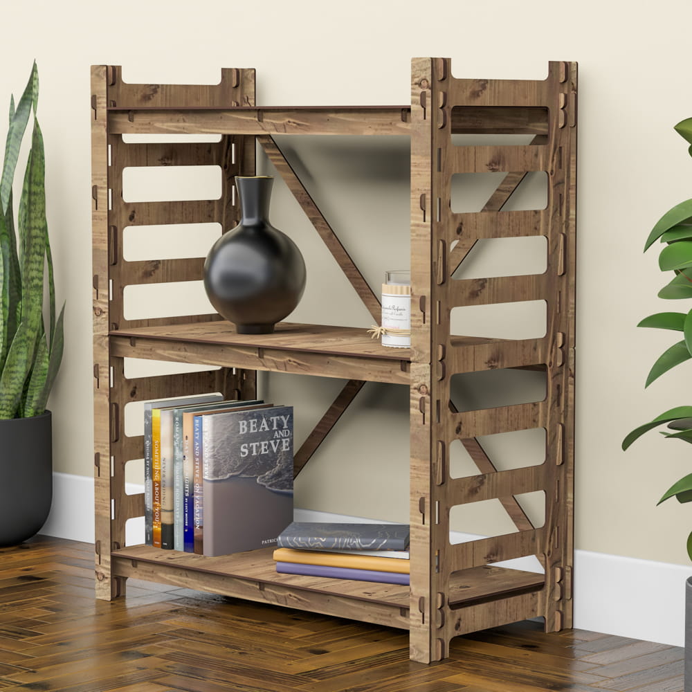Hexagonica Стеллаж на 3 полки Ladder (900В х 750Ш х 365Г)