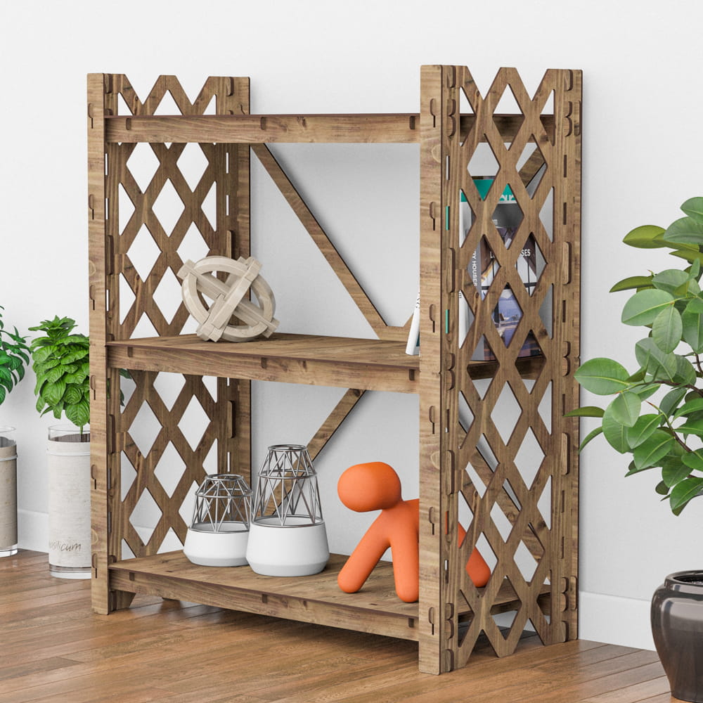 Hexagonica Стеллаж на 3 полки Rhombus (900В х 750Ш х 365Г)