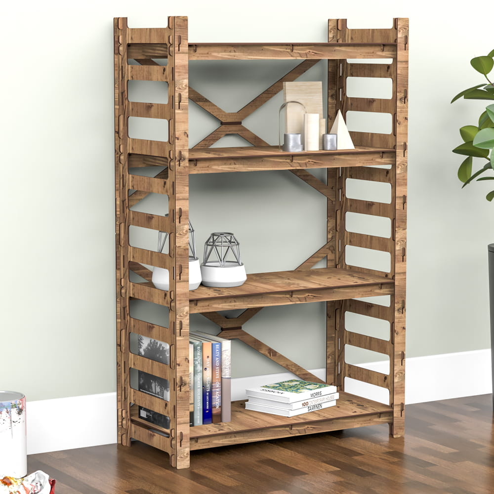 Hexagonica Стеллаж на 4 полки Ladder (1200В х 750Ш х 365Г)