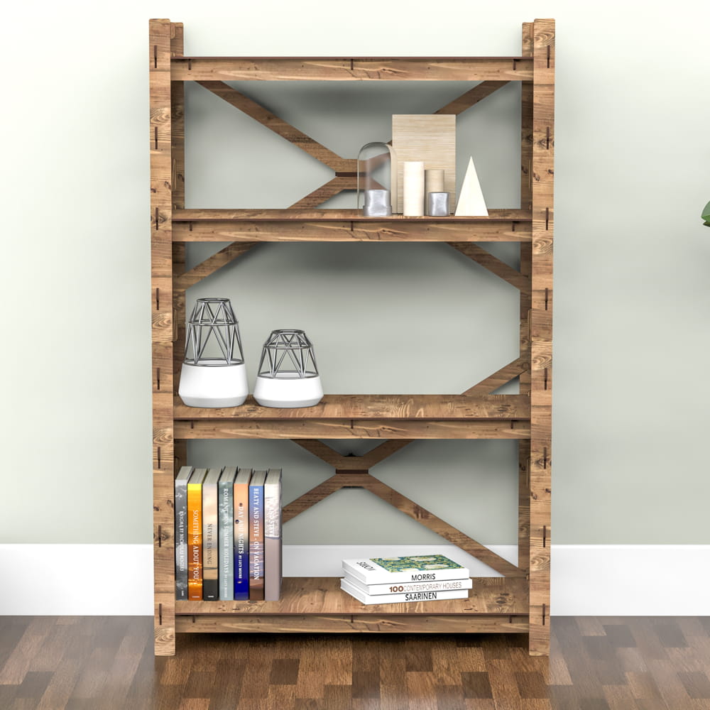Hexagonica Стеллаж на 4 полки Ladder (1200В х 750Ш х 365Г)