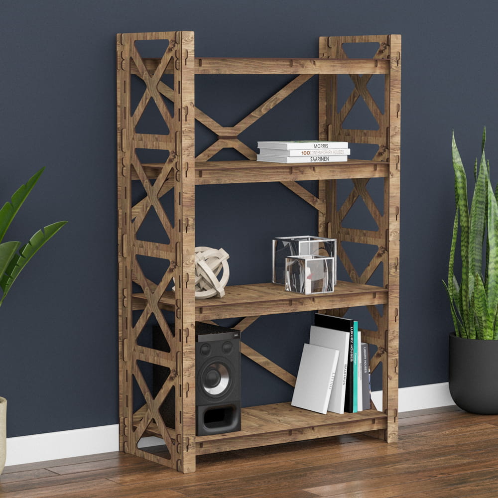 Hexagonica Стеллаж на 4 полки Provence-2 (1200В х 750Ш х 365Г)