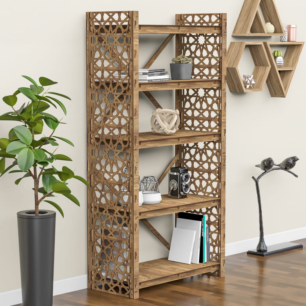 Hexagonica Стеллаж на 5 полок Arabic (1500В х 750Ш х 365Г)