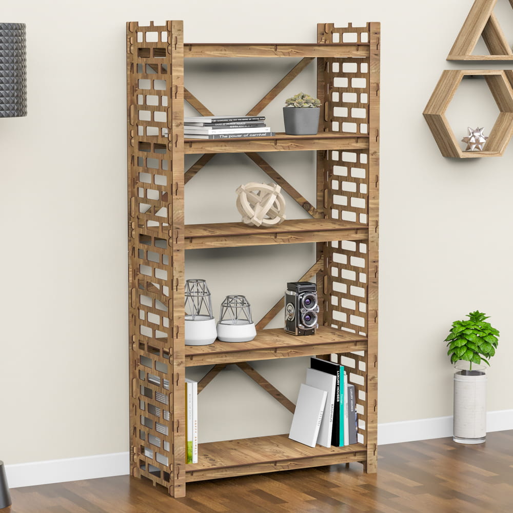 Hexagonica Стеллаж на 5 полок Brickwall (1500В х 750Ш х 365Г)