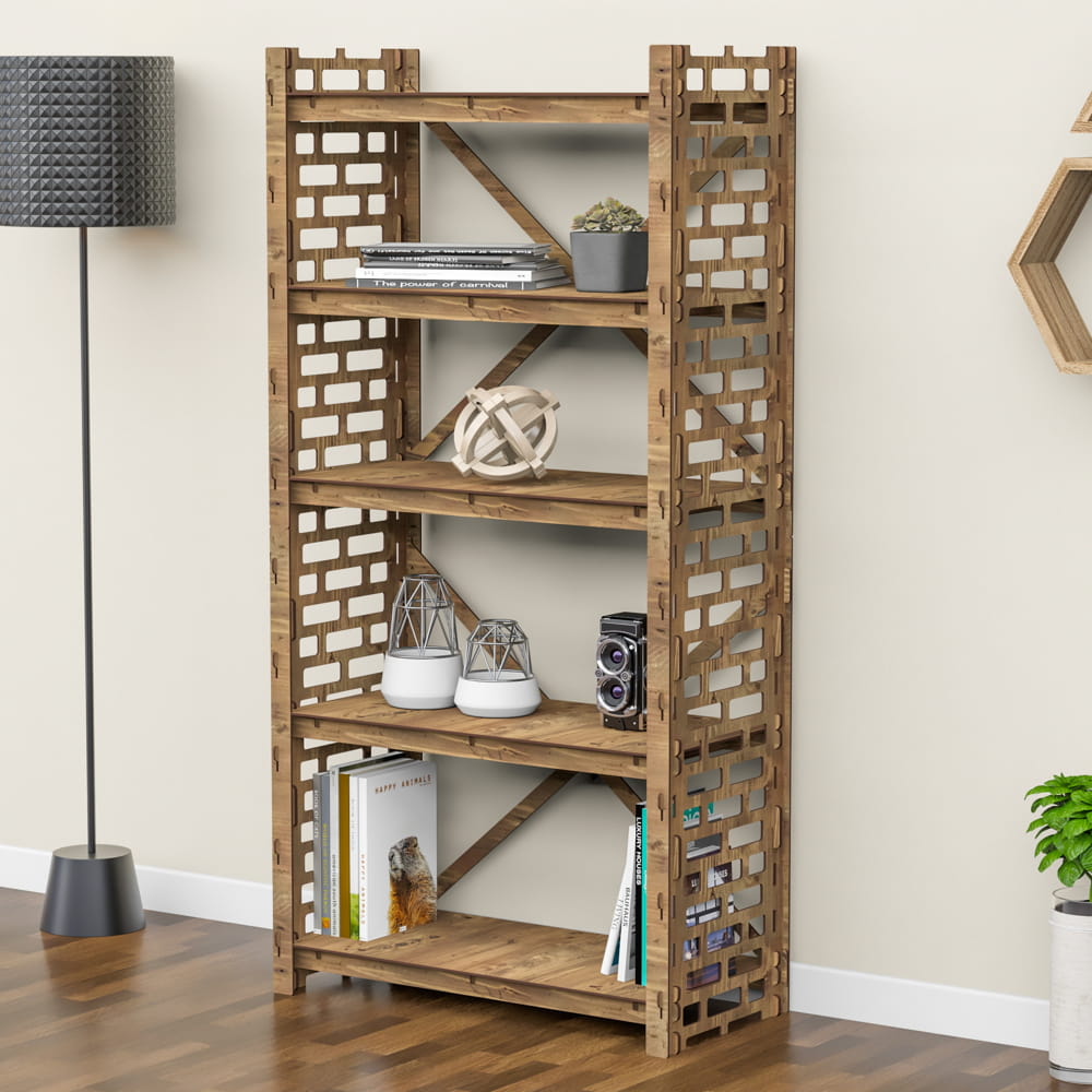 Hexagonica Стеллаж на 5 полок Brickwall (1500В х 750Ш х 365Г)
