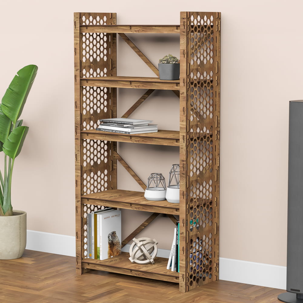 Hexagonica Стеллаж на 5 полок Honeycomb-S (1500В х 750Ш х 365Г)
