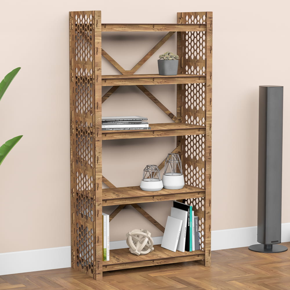 Hexagonica Стеллаж на 5 полок Honeycomb-S (1500В х 750Ш х 365Г)