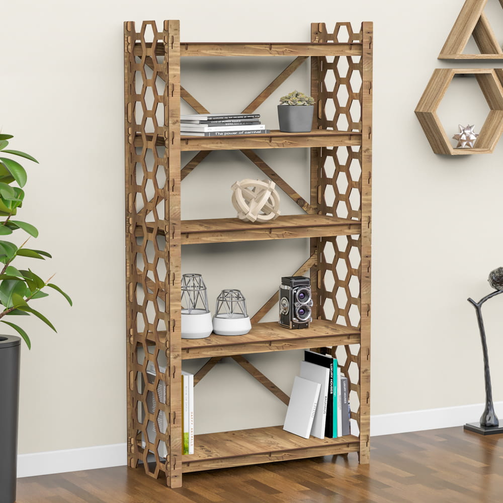 Hexagonica Стеллаж на 5 полок Honeycomb (1500В х 750Ш х 365Г)