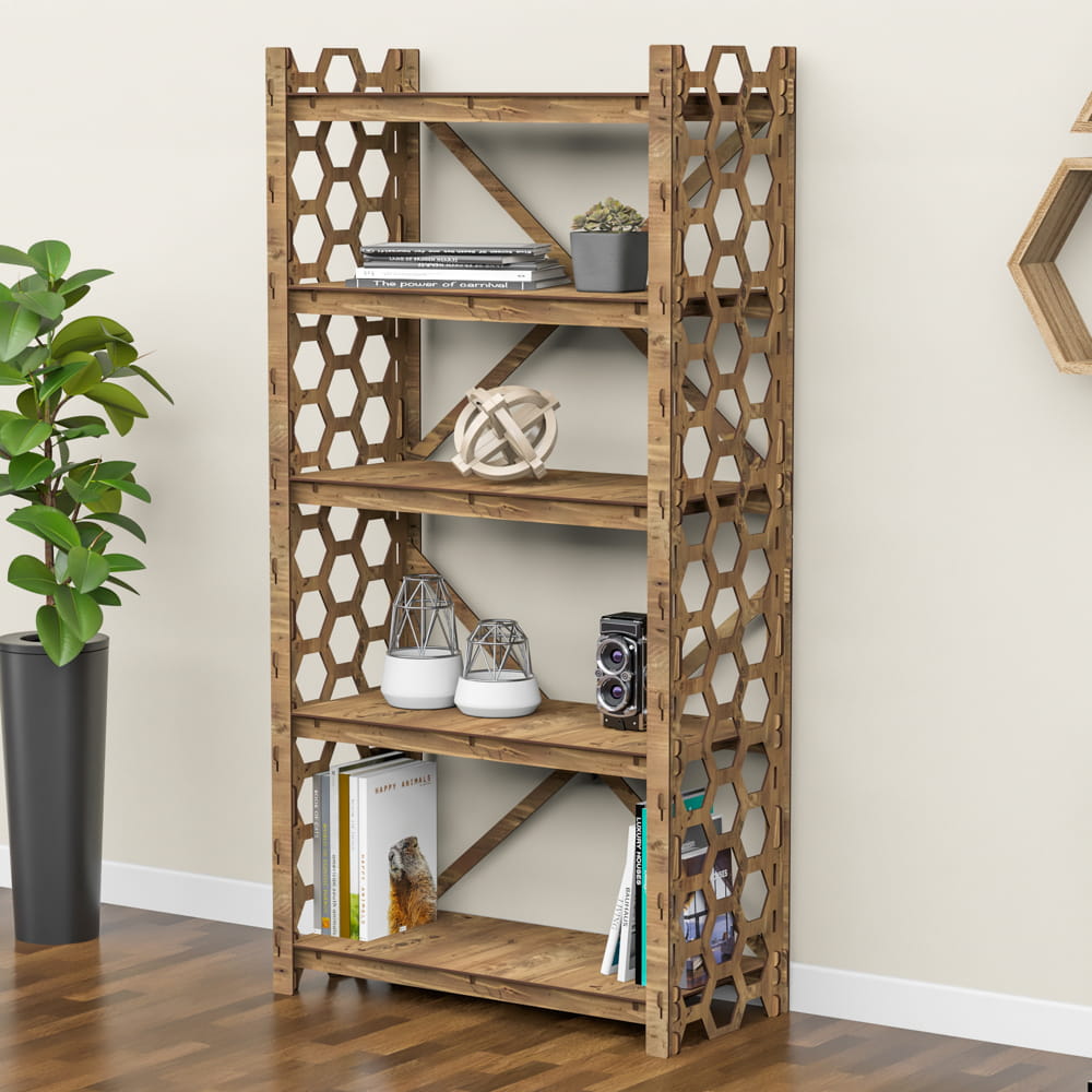 Hexagonica Стеллаж на 5 полок Honeycomb (1500В х 750Ш х 365Г)