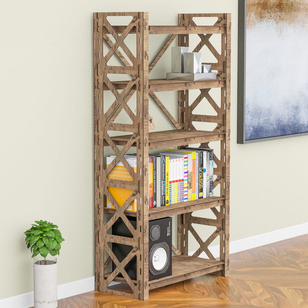 Hexagonica Стеллаж на 5 полок Provence-2 (1500В х 750Ш х 365Г)