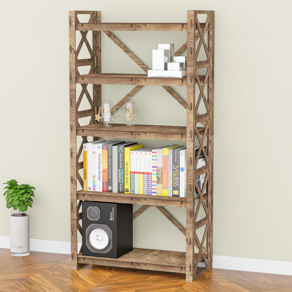 Hexagonica Стеллаж на 5 полок Provence-2 (1500В х 750Ш х 365Г)