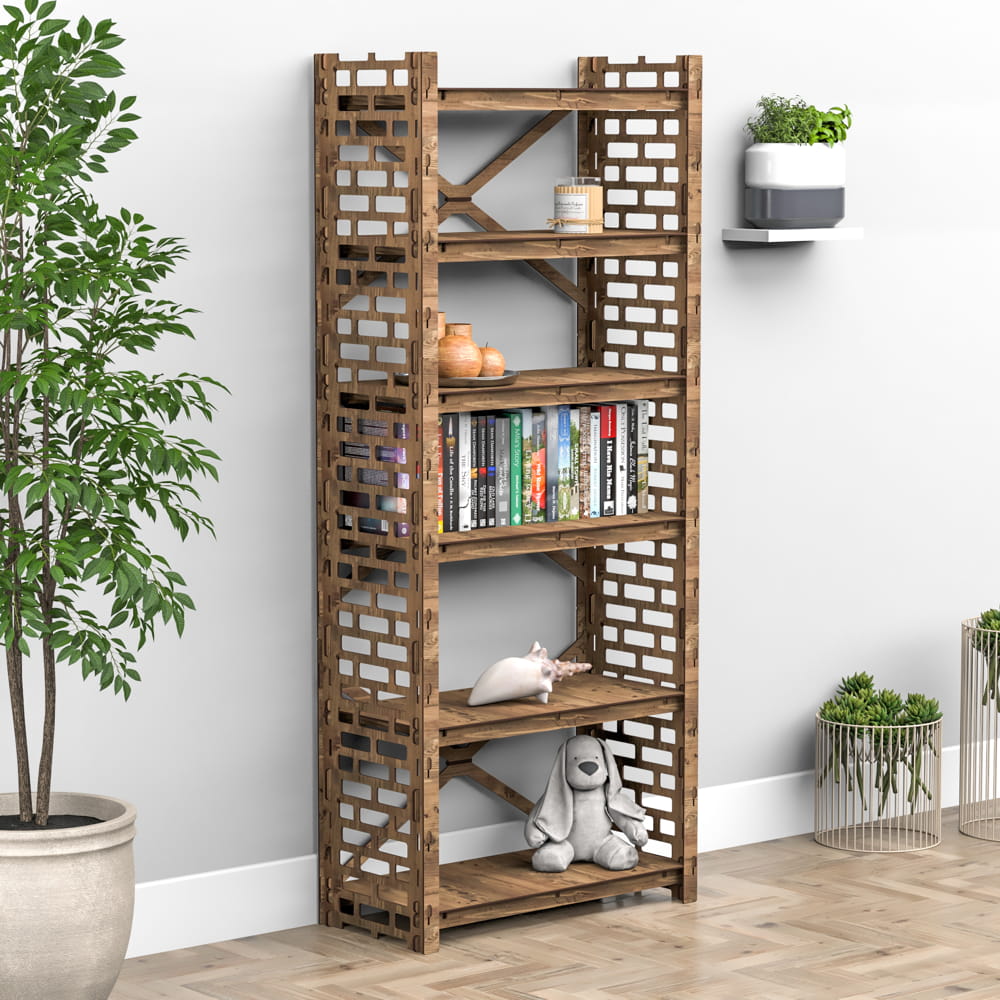 Hexagonica Стеллаж на 6 полок Brickwall (1800В х 750Ш х 365Г)