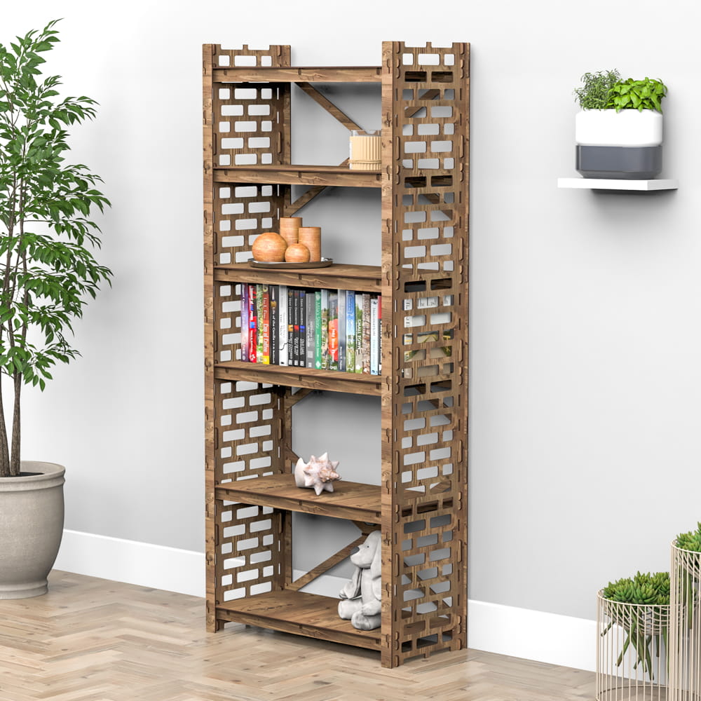 Hexagonica Стеллаж на 6 полок Brickwall (1800В х 750Ш х 365Г)