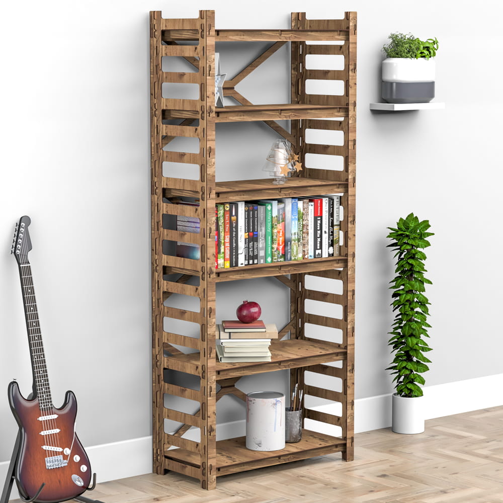 Hexagonica Стеллаж на 6 полок Ladder (1800В х 750Ш х 365Г)