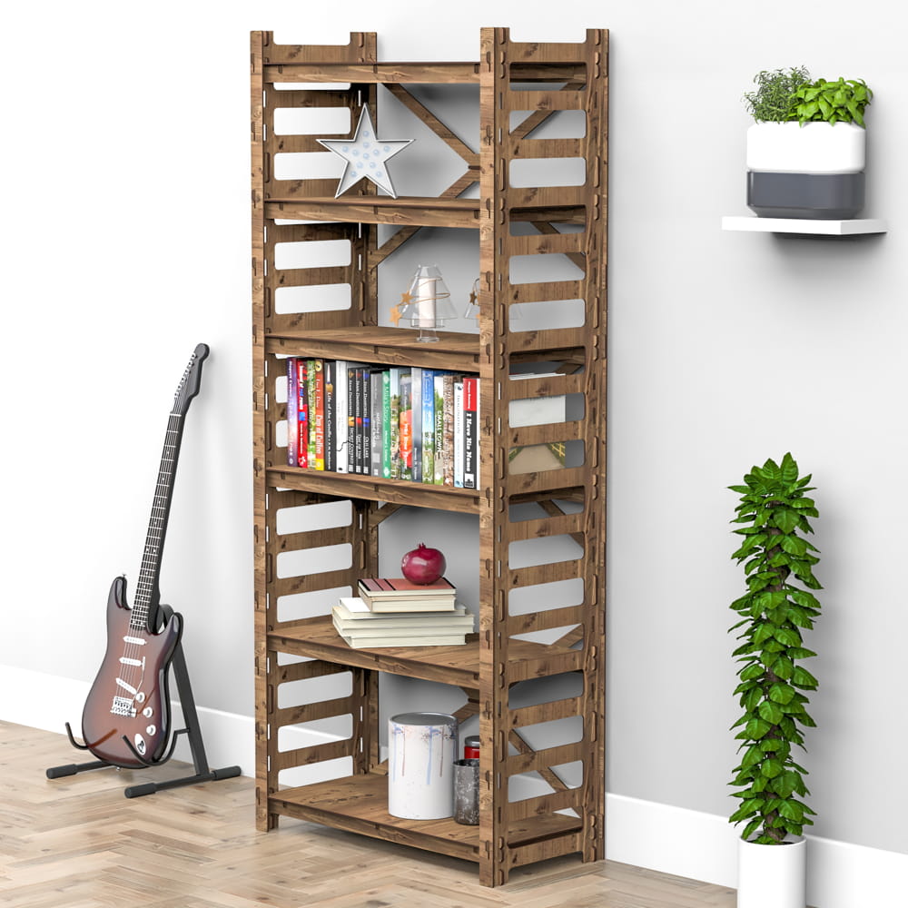 Hexagonica Стеллаж на 6 полок Ladder (1800В х 750Ш х 365Г)