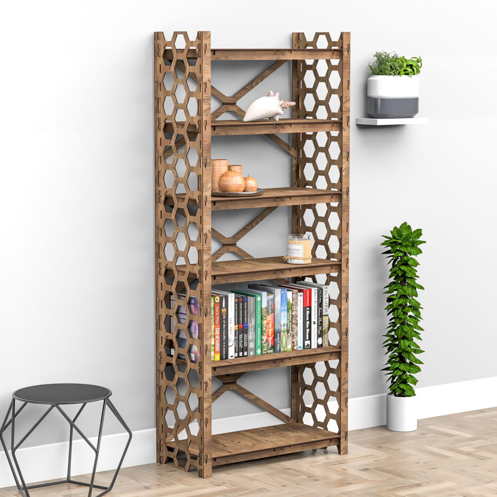 Hexagonica Стеллаж на 6 полок Honeycomb (1800В х 750Ш х 365Г)