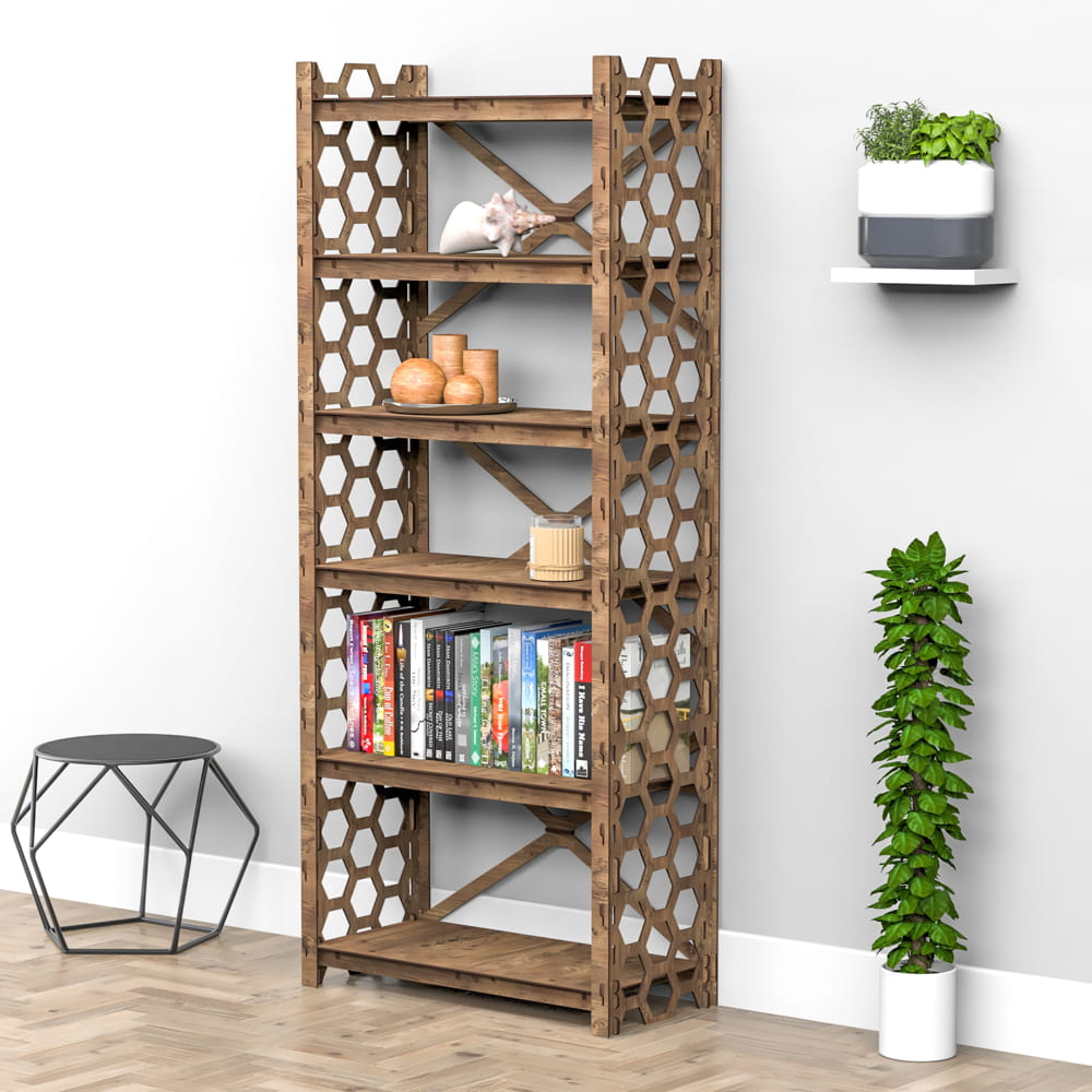 Hexagonica Стеллаж на 6 полок Honeycomb (1800В х 750Ш х 365Г)
