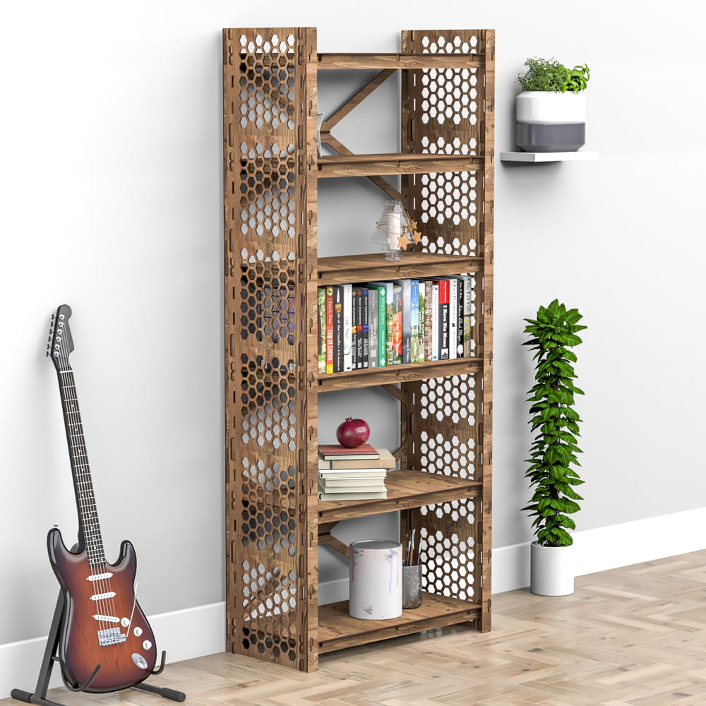 Hexagonica Стеллаж на 6 полок Honeycomb-S (1800В х 750Ш х 365Г)
