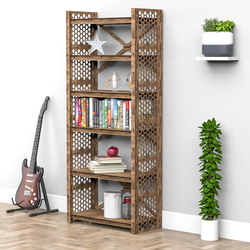 Hexagonica Стеллаж на 6 полок Honeycomb-S (1800В х 750Ш х 365Г)