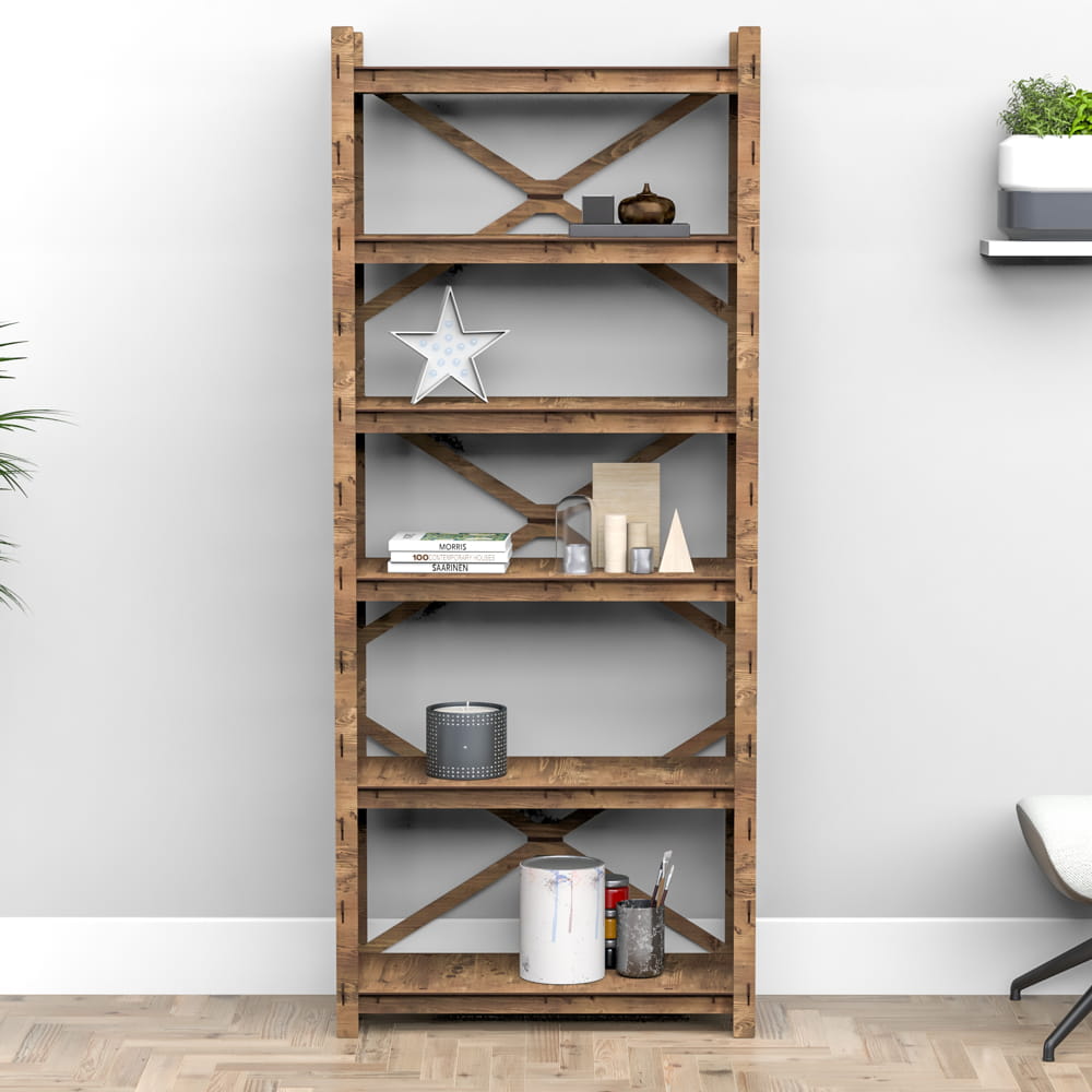 Hexagonica Стелаж на 6 полиць Chevron (1800В х 750Ш х 365Г)