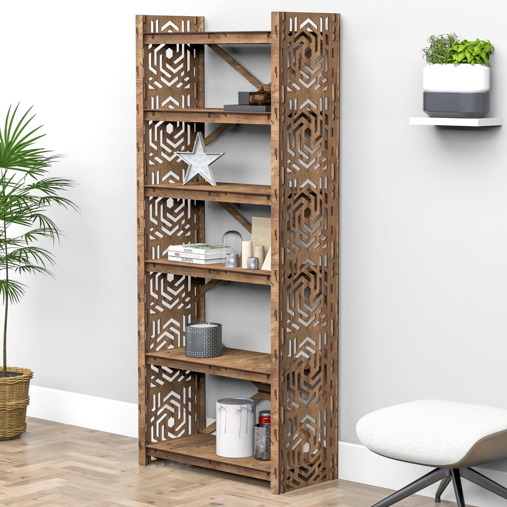 Hexagonica Стелаж на 6 полиць Chevron (1800В х 750Ш х 365Г)