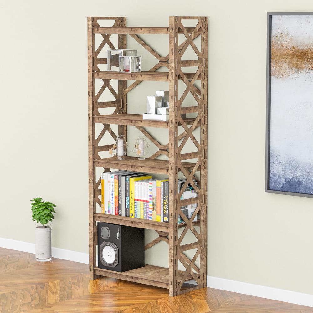 Hexagonica Стеллаж на 6 полок Provence-2 (1800В х 750Ш х 365Г)