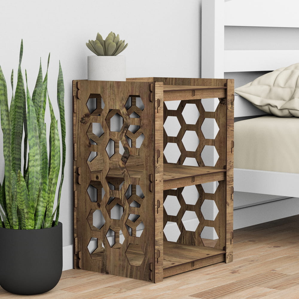 Hexagonica Прикроватная Тумба Honeycomb (600В х 413Ш х 345Г)