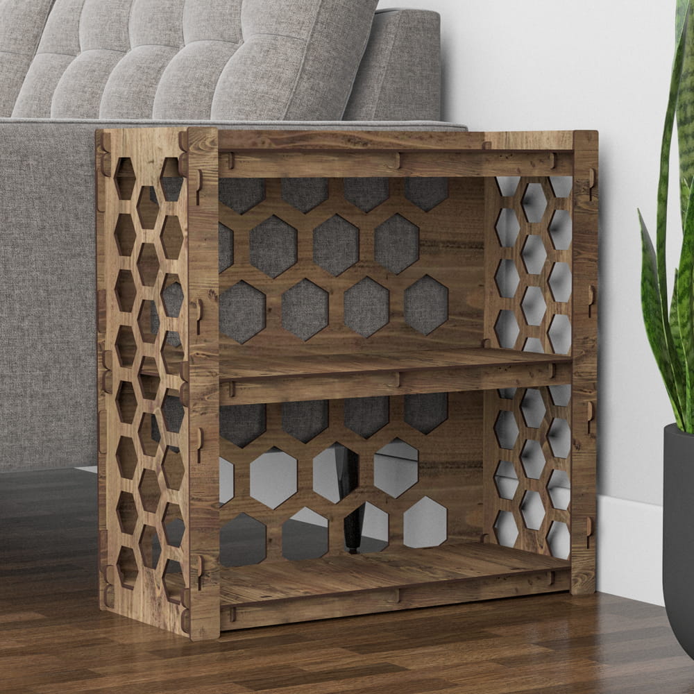 Hexagonica Прикроватная Тумба Honeycomb (600В х 600Ш х 254Г)