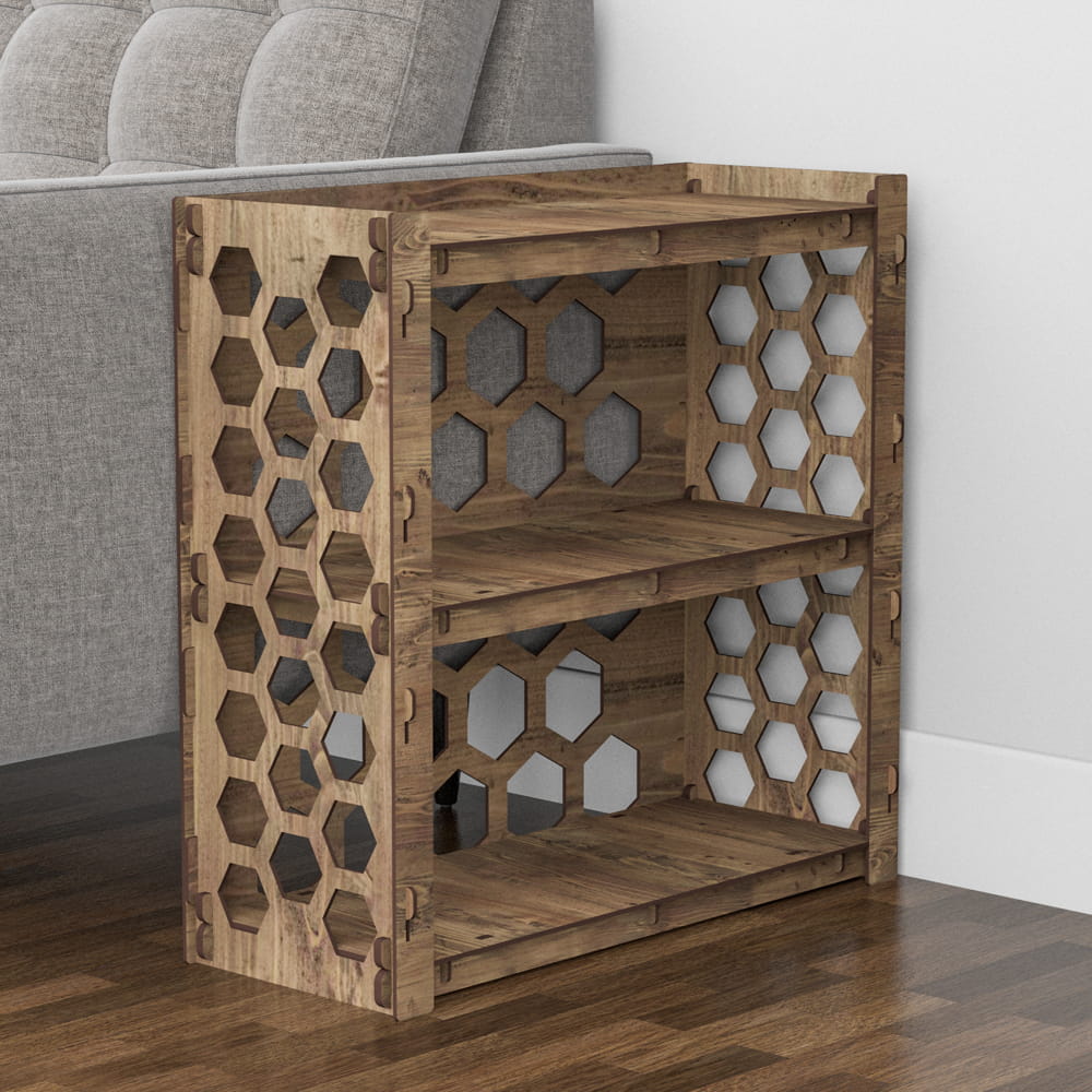 Hexagonica Прикроватная Тумба Honeycomb (600В х 600Ш х 254Г)