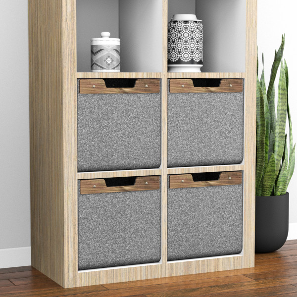 Корзина для хранения KALLAX Серая 3 (330 х 330 х 380)