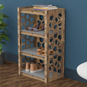 Hexagonica Полка Для Обуви на 4 полки Honeycomb (900В х 528Ш х 345Г)