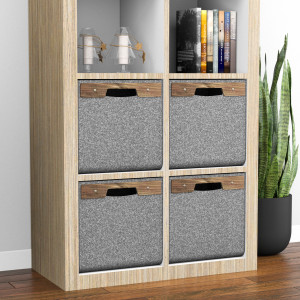 Корзина для хранения KALLAX Серая 2 (330 х 330 х 380)