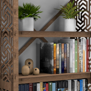 Hexagonica Стелаж на 5 полиць Chevron (1500В х 750Ш х 300Г)
