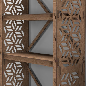 Hexagonica Стелаж на 5 полиць Flowers (1500В х 750Ш х 300Г)