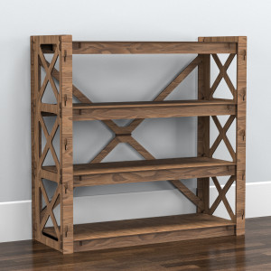 Hexagonica Комод на 6 ящиков серые корзинки Provence 6В (750В х 750Ш х 300Г)