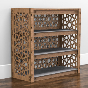 Hexagonica Полка Для Обуви на 4 полки Arabic (750 х 750Ш х 345Г)