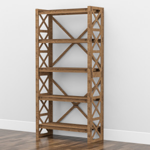Hexagonica Стелаж на 5 полиць Provence (1500В х 750Ш х 300Г)