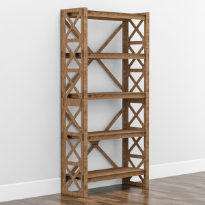 Hexagonica Стелаж на 5 полиць Provence (1500В х 750Ш х 300Г)