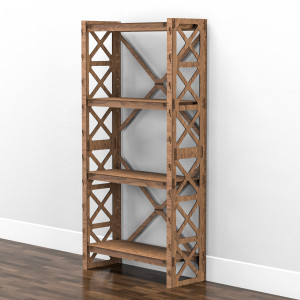 Hexagonica Стелаж на 4 полиці Provence (1500В х 750Ш х 300Г)