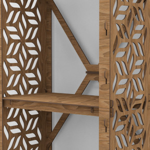 Hexagonica Стелаж на 4 полиці Flowers (1500В х 500Ш х 300Г)