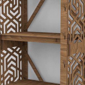 Hexagonica Стелаж на 5 полиць Chevron (1500В х 500Ш х 300Г)