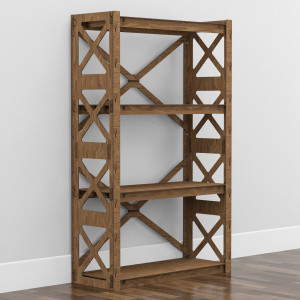 Hexagonica Стелаж на 4 полиці Provence (1200В х 750Ш х 300Г)